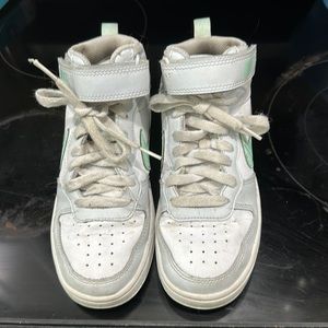 Nike girls size 4Y high top basketball sneakers